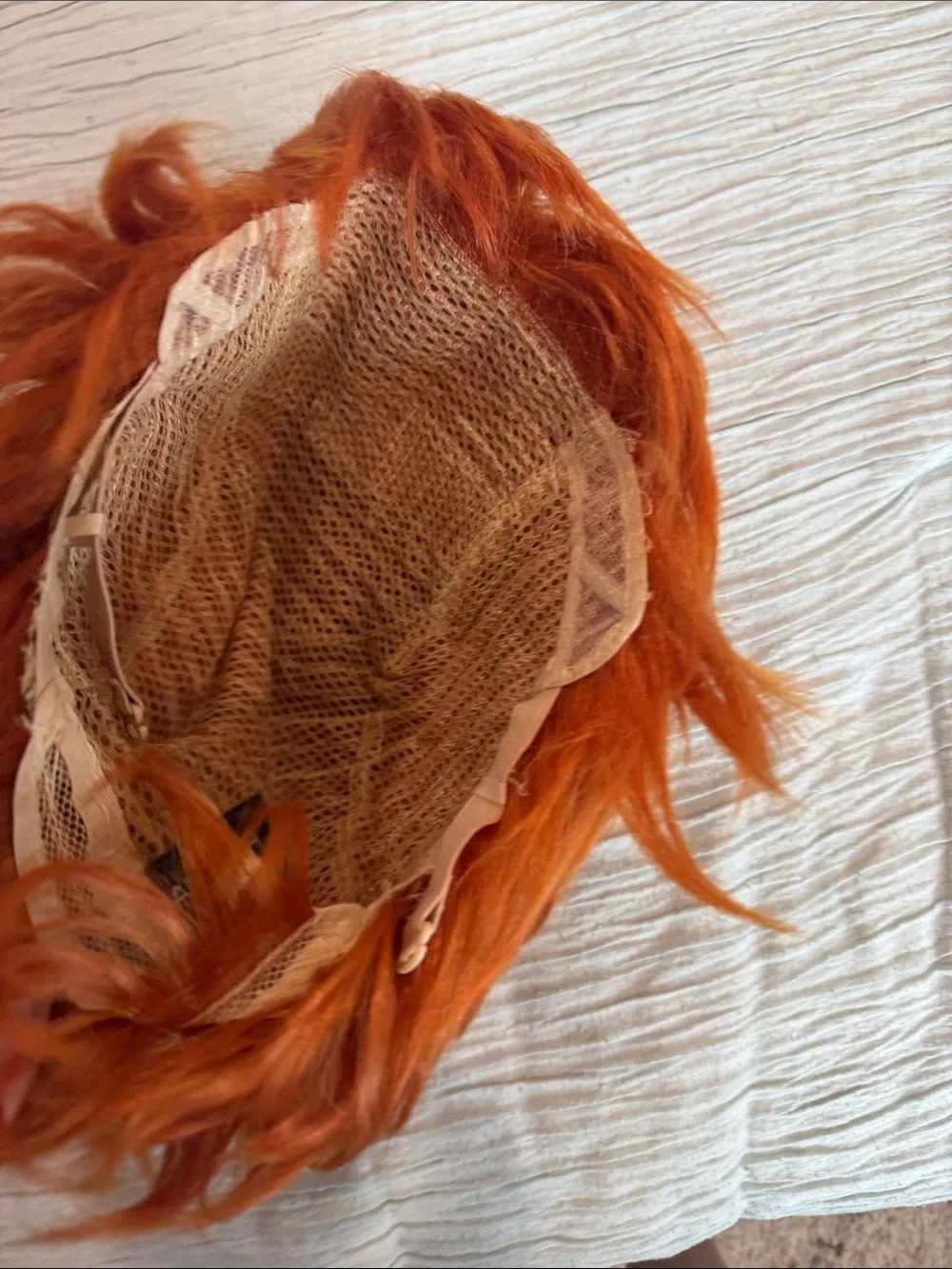 Best Friend Wizard Kids Orange Costume Wig
